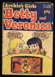 Cover Scan: Archie's Girls Betty and Veronica #1 FA/GD 1.5 Bill Vigoda Cover! - Item ID #313397
