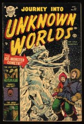 Cover Scan: Journey Into Unknown Worlds #17 FN- 5.5 - Item ID #316103