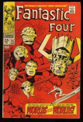 Cover Scan: Fantastic Four #75 FN+ 6.5 Silver Surfer Galactus! Jack Kirby Cover! - Item ID #316129