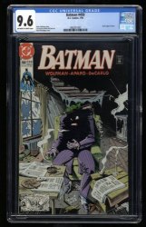Cover Scan: Batman #450 CGC NM+ 9.6 Off White to White Joker Origin! - Item ID #318578