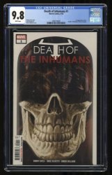 Cover Scan: Death of Inhumans (2018) #1 CGC NM/M 9.8 White Pages 1st Appearance Vox! - Item ID #318704