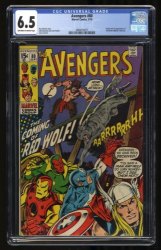 Cover Scan: Avengers #80 CGC FN+ 6.5 1st Appearance Red Wolf (William Talltrees)! - Item ID #318707