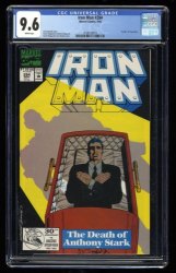 Cover Scan: Iron Man #284 CGC NM+ 9.6 White Pages - Item ID #318993