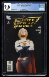 Cover Scan: Justice Society of America #9 CGC NM+ 9.6 White Pages Alex Ross Cover! - Item ID #319078