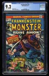 Cover Scan: Frankenstein #13 CGC NM- 9.2 All Pieces of Fear! Ron Wilson Cover! - Item ID #319321