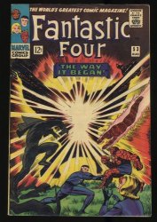 Cover Scan: Fantastic Four #53 FN+ 6.5 2nd Appearance Black Panther 1st Klaw - Item ID #319702