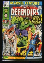 Cover Scan: Marvel Feature #1 FN+ 6.5 1st Appearance and Origin Defenders! - Item ID #319772