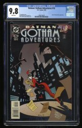 Cover Scan: Gotham Adventures #10 CGC NM/M 9.8 White Pages Harley Quinn Joker! - Item ID #319910