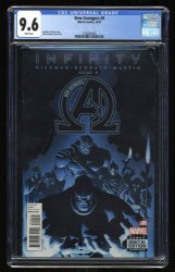 Cover Scan: New Avengers #9 CGC NM+ 9.6 White Pages 1st Full Black Order! - Item ID #319919