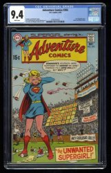 Cover Scan: Adventure Comics #393 CGC NM 9.4 White Pages Supergirl Appearance! - Item ID #320175