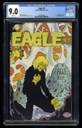 Cover Scan: Eagle #6 CGC VF/NM 9.0 White Pages 1st Published Artwork by Adam Hughes! - Item ID #320183