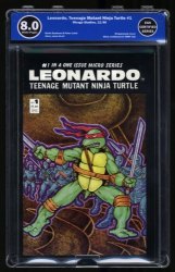 Cover Scan: Leonardo, Teenage Mutant Ninja Turtle #1 EGS VF 8.0 White Pages - Item ID #320426