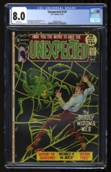 Cover Scan: Unexpected #129 CGC VF 8.0 White Pages Nick Cardy Cover! - Item ID #320482