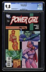 Cover Scan: Power Girl #5 CGC NM/M 9.8 White Pages Amanda Conner Cover! - Item ID #320546