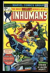 Cover Scan: Inhumans (1975) #1 VF/NM 9.0 Blaastar Appearance Gil Kane Cover! - Item ID #323307