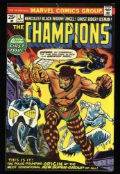 Cover Scan: Champions (1975) #1 NM 9.4 Ghost Rider Black Widow Hercules! - Item ID #323408