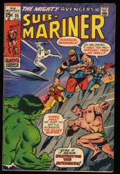 Cover Scan: Sub-Mariner #35 FN+ 6.5 2nd Appearance Defenders! Sub-Mariner! - Item ID #323409