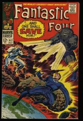 Cover Scan: Fantastic Four #62 VF- 7.5 1st Appearance Blastaar! Inhumans! - Item ID #323524