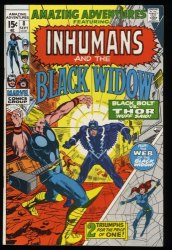 Cover Scan: Amazing Adventures #8 NM- 9.2 Black Widow Inhumans Thor! - Item ID #323634