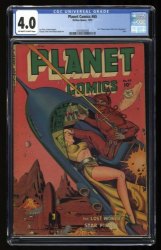 Cover Scan: Planet Comics #65 CGC VG 4.0 The Blind Death! Classic GGA Headlights Cover! - Item ID #323990