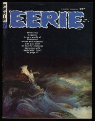 Cover Scan: Eerie #7 FN/VF 7.0 &quot;Fly&quot; story by Steve Ditko! Frazetta Cover - Item ID #324474