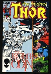 Cover Scan: Thor #349 NM/M 9.8 Walt Simonson Art Origin of Odin! - Item ID #325199