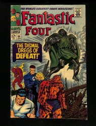 Cover Scan: Fantastic Four #58 FN+ 6.5 Doctor Doom! Jack Kirby Cover! - Item ID #326072