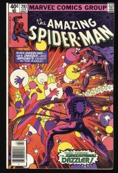 Cover Scan: Amazing Spider-Man #203 NM+ 9.6 Newsstand Variant Sensational Dazzler!!! - Item ID #326217