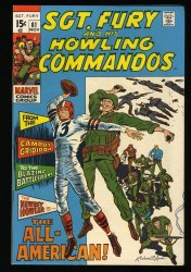 Cover Scan: Sgt. Fury and His Howling Commandos #81 NM- 9.2 - Item ID #326514