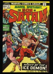 Cover Scan: Marvel Spotlight #14 NM 9.4 Son of Satan! - Item ID #326603