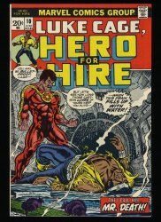 Cover Scan: Hero For Hire #10 NM+ 9.6 1st Appearance Mr. Death! - Item ID #326642
