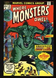 Cover Scan: Where Monsters Dwell #28 NM- 9.2 First 25C Issue! Jack Kirby! - Item ID #327180