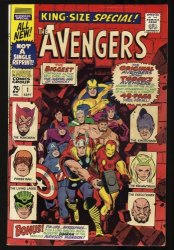 Cover Scan: Avengers Annual (1967) #1 VF- 7.5 Thor Iron Man Captain America New Line-Up! - Item ID #327713