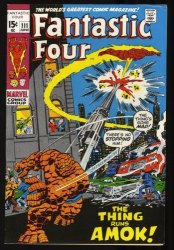Cover Scan: Fantastic Four #111 VF 8.0 - Item ID #327734