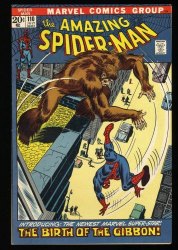Cover Scan: Amazing Spider-Man #110 VF/NM 9.0 1st Appearance Gibbon! - Item ID #327854