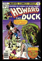Cover Scan: Howard the Duck #22 NM/M 9.8 Man-Thing Star Wars Parody! - Item ID #328589
