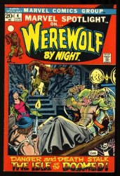 Cover Scan: Marvel Spotlight #4 VF+ 8.5 3rd Appearance Werewolf by Night! - Item ID #328657