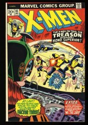Cover Scan: X-Men #85 VF+ 8.5 X-Men On Trial!  Stan Lee! Cyclops! - Item ID #328733