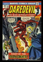 Cover Scan: Daredevil #115 NM 9.4 Ad for Incredible Hulk #181! Guest Star Black Widow! - Item ID #329027