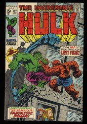 Cover Scan: Incredible Hulk #122 VF/NM 9.0 Hulk Thing Battle! Fantastic Four! - Item ID #329032