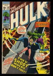 Cover Scan: Incredible Hulk #142 NM 9.4 1st New Valkyrie! Herb Trimpe Art! - Item ID #329033