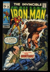 Cover Scan: Iron Man #24 VF+ 8.5 - Item ID #329053