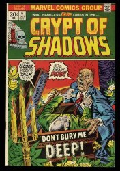Cover Scan: Crypt of Shadows #6 VF/NM 9.0 - Item ID #329067