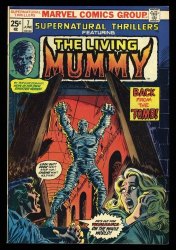 Cover Scan: Supernatural Thrillers #7 NM 9.4 The Living Mummy! - Item ID #329072