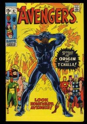 Cover Scan: Avengers #87 VF/NM 9.0 Origin of T'Challa Black Panther! Cameo Klaw/T'Chaka! - Item ID #329099