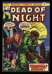 Cover Scan: Dead of Night  #4 NM 9.4 John Romita Cover Werewolf! - Item ID #329246