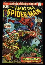 Cover Scan: Amazing Spider-Man #132 NM 9.4 Molten Man Appearance! - Item ID #329257