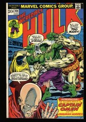 Cover Scan: Incredible Hulk #164 NM- 9.2 1st Appearance Captain Omen! - Item ID #329345