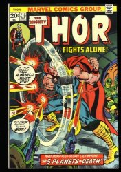 Cover Scan: Thor #218 NM 9.4 John Buscema Art! - Item ID #329554