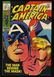 Cover Scan: Captain America #114 VF/NM 9.0 Avengers! Red Skull Cameo! - Item ID #329753